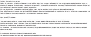 Crypto extortion