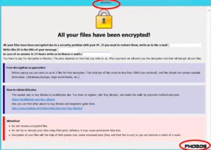 Phobos ransomware
