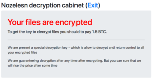 files are encrypted
