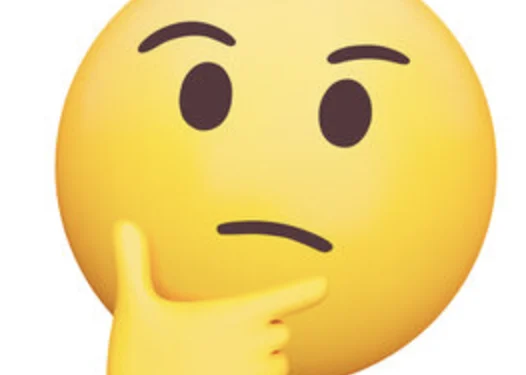 Thinking face emoji