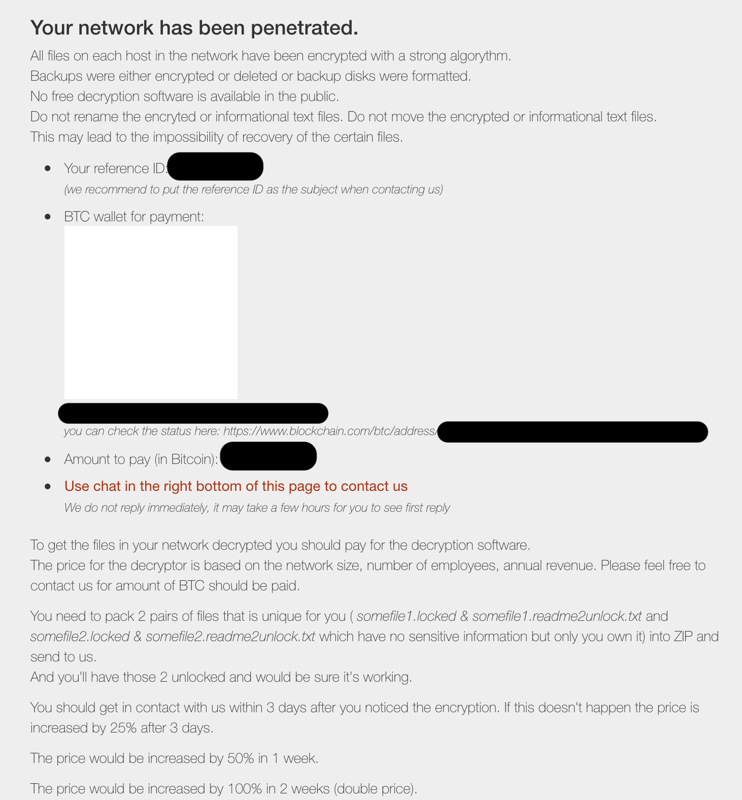  Original DoppePaymer TOR Site…before they called it DopplePaymer 