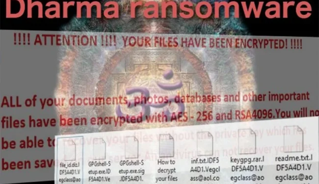 Dharma ransomware