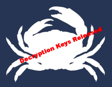 Decryption keys released